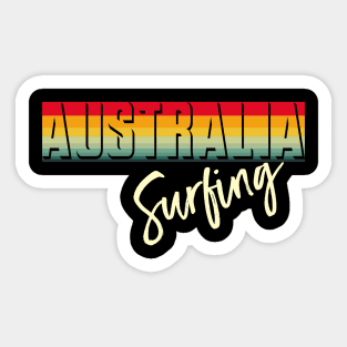 Australi Surfing Sticker